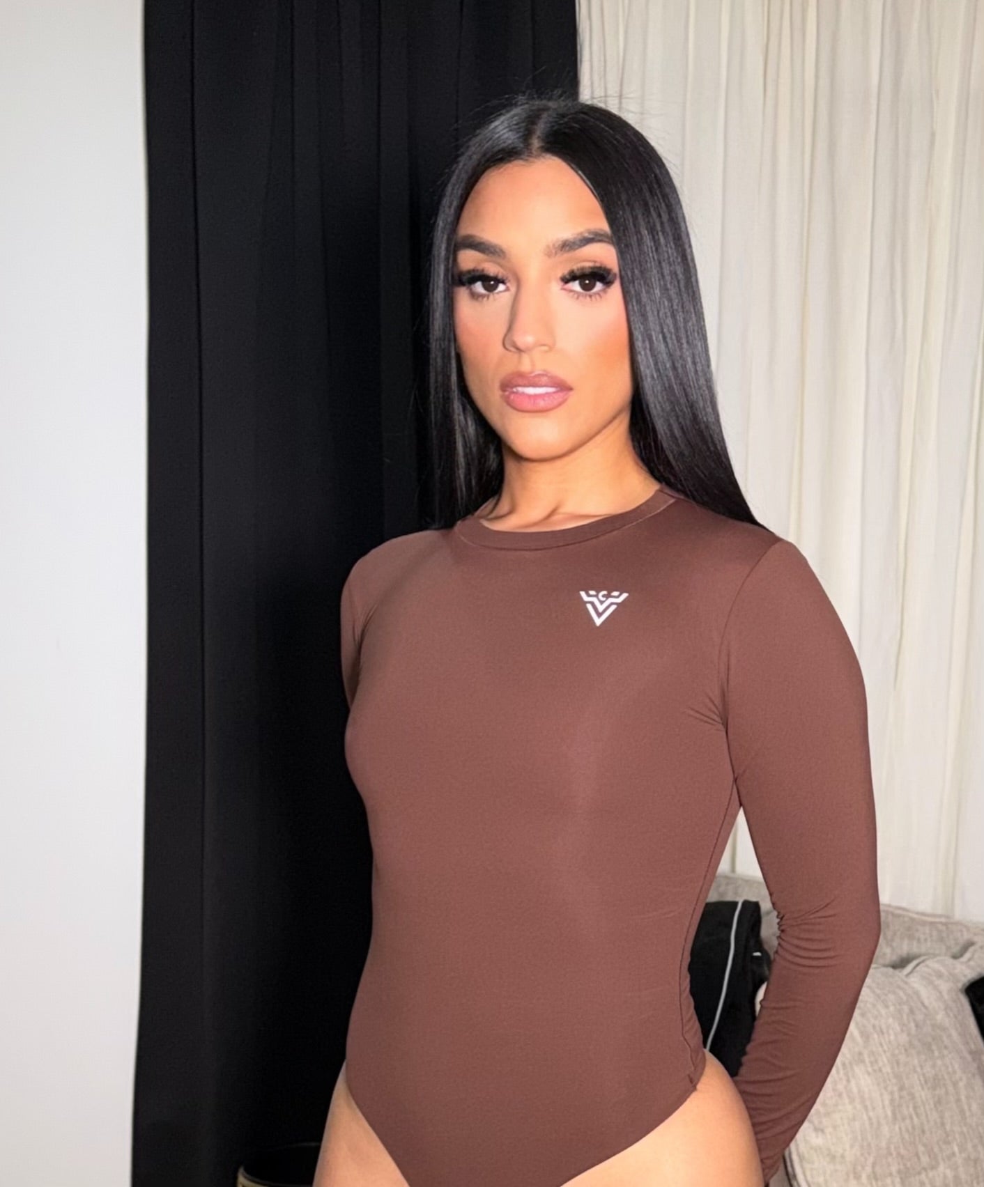 Long-sleeved bodysuit