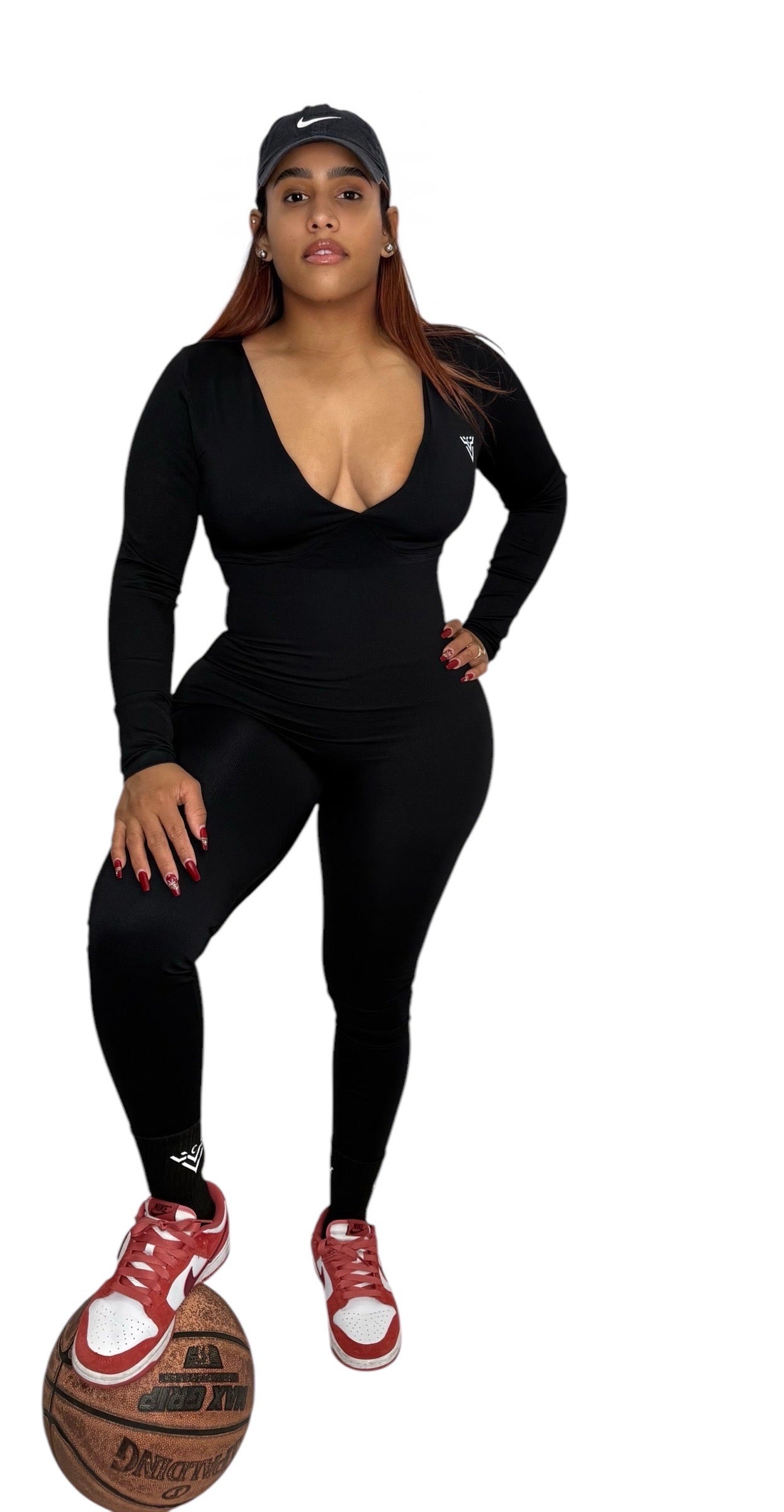 V Neck Jumpsuit