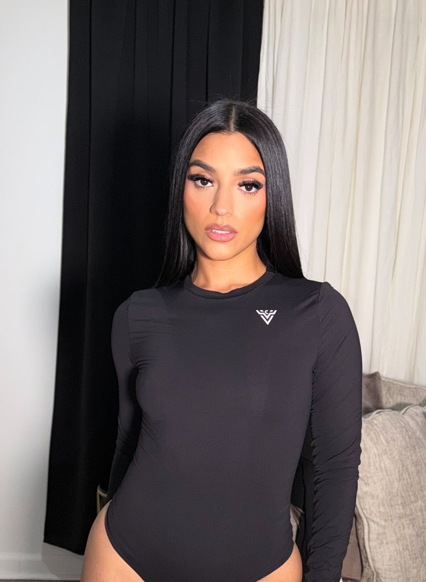 Long-sleeved bodysuit