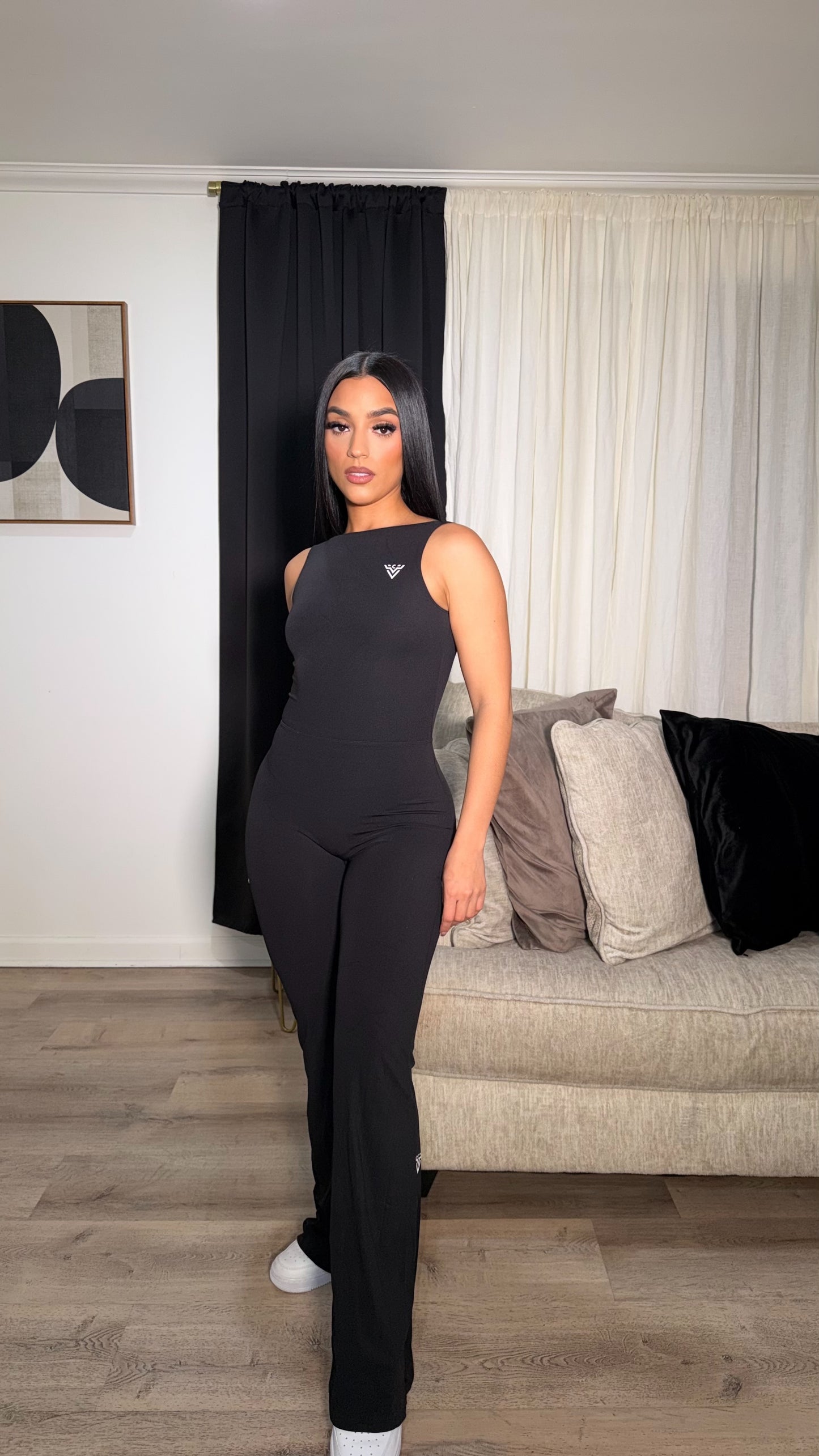 Backless jumpsuit