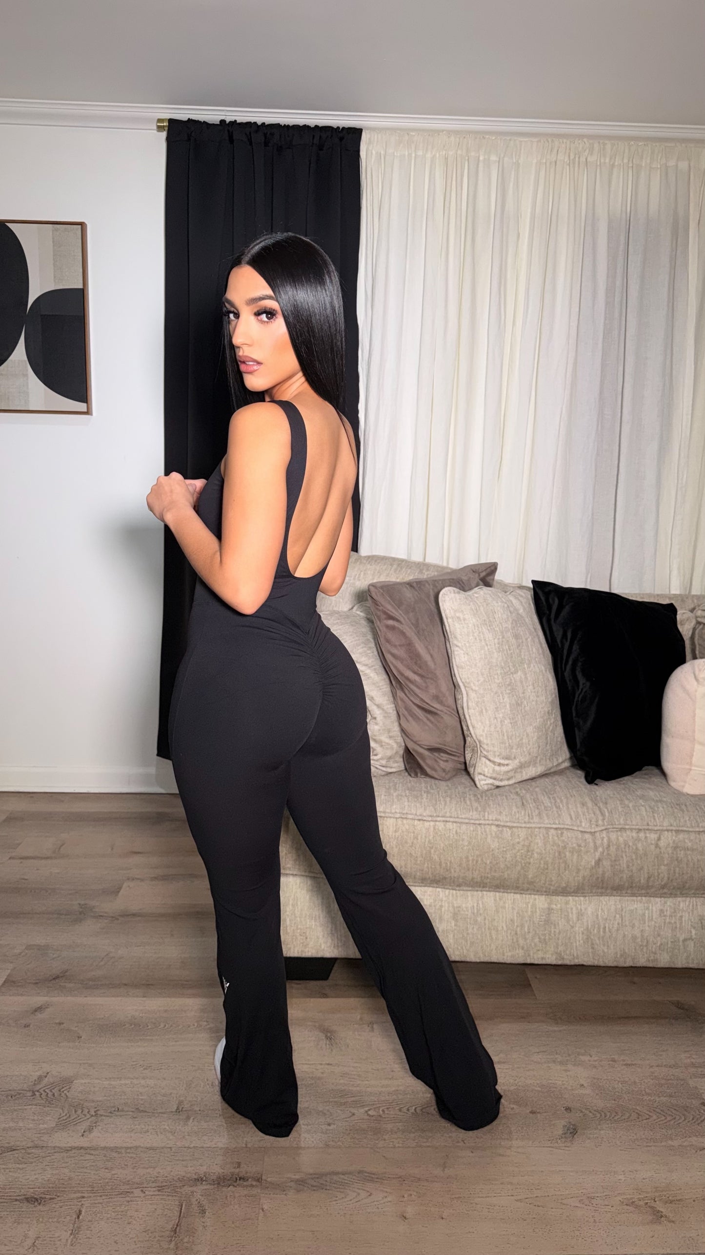 Backless jumpsuit