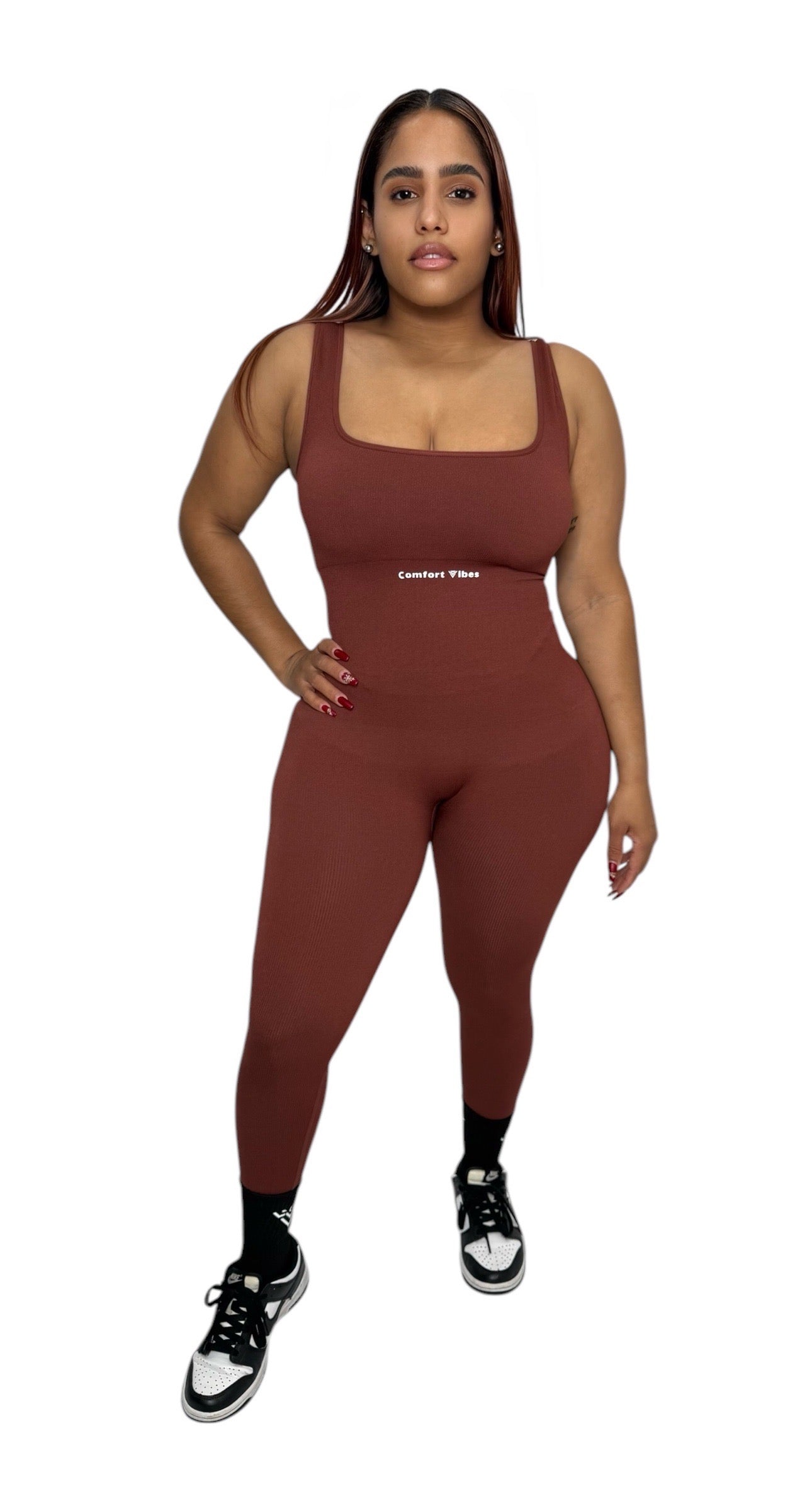 Dark Cinnamon Jumpsuit
