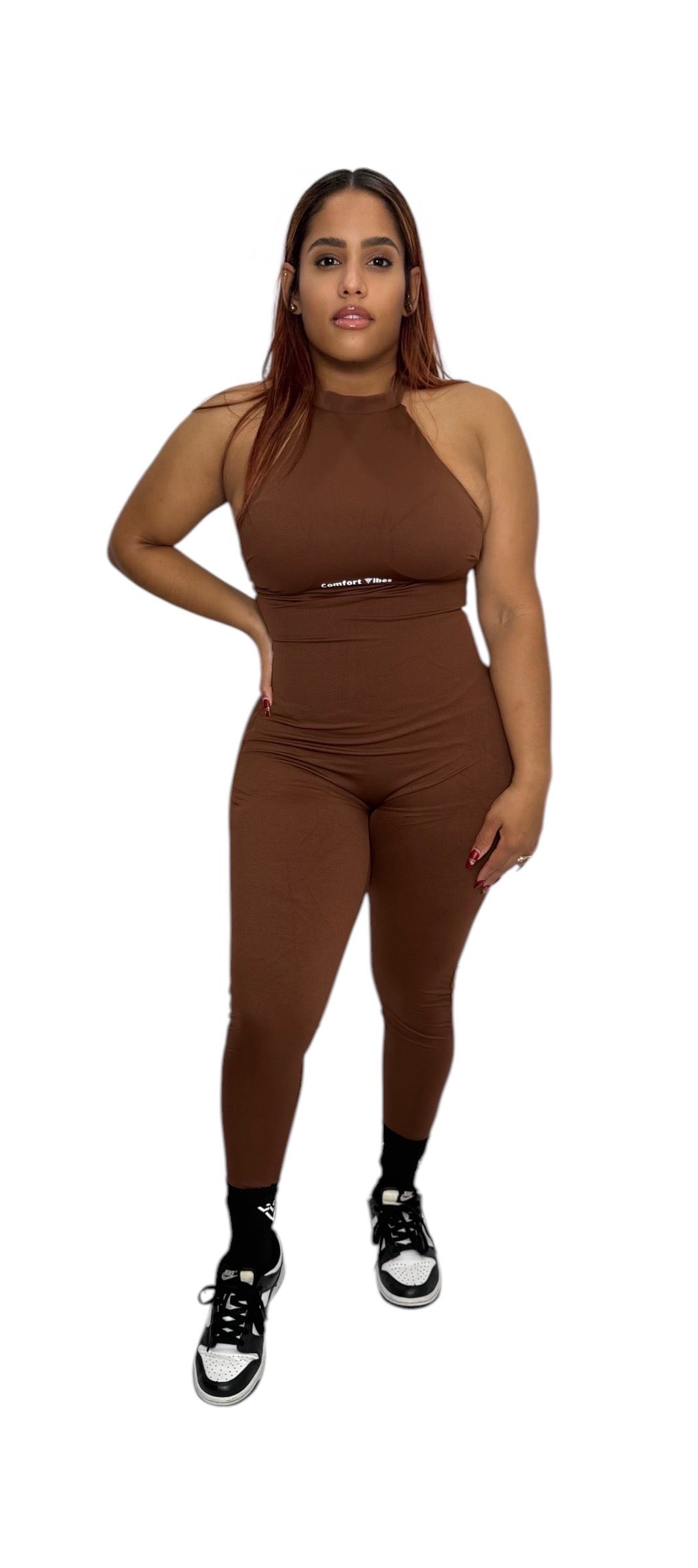 Brown Jumpsuit
